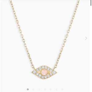 Gorjana Diamond Evil Eye Necklace